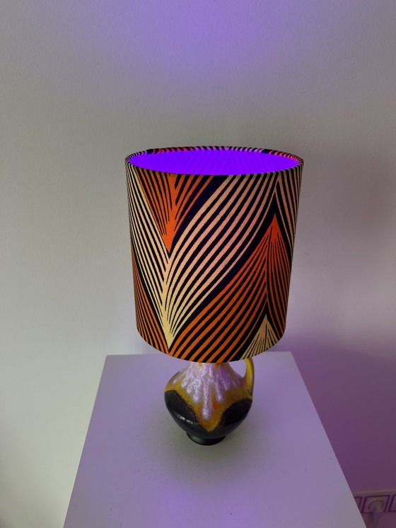 Image 1 of Typische vaaslamp uit de jaren 70 - draadloos - geschikt voor gebruik buitenshuis