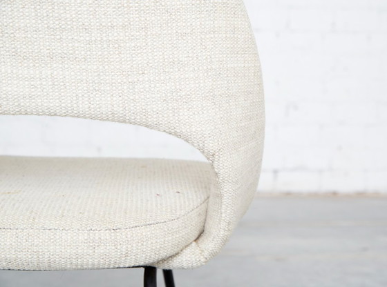 Nr. 72 Conferentiestoelen van Eero Saarinen voor Knoll, jaren 1950, set van 4 – Eetkamerstoelen, Wool (photo 8 of 15)