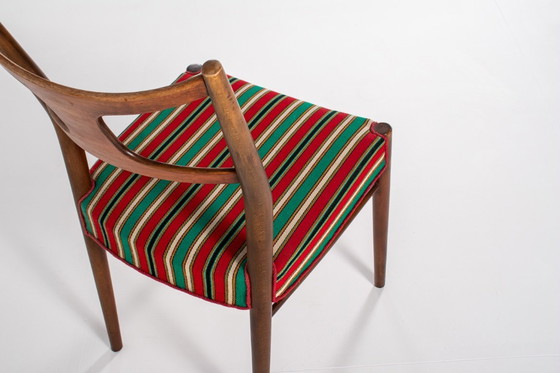 Image 1 of Juego de 5 raras sillas de comedor Kurt Østervig de Randers Furniture, años 50