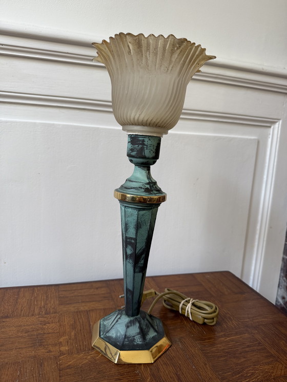 Image 1 of Art Deco Tulip Lamp