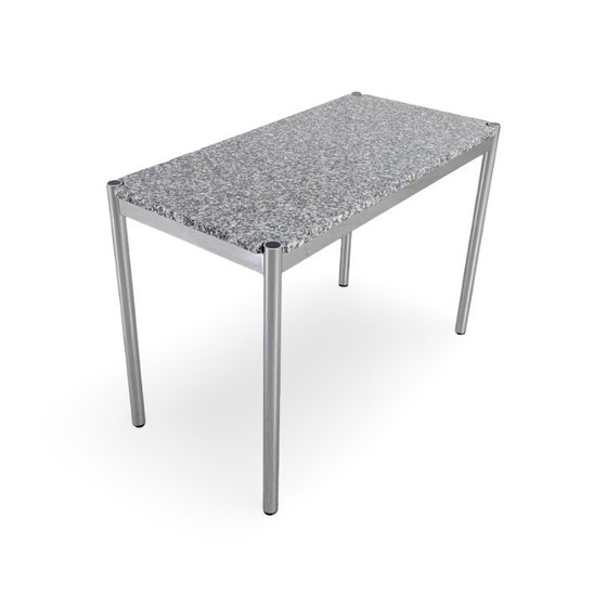 Image 1 of Tavolino originale USM Haller, in granito, design vintage, tavolo da pranzo