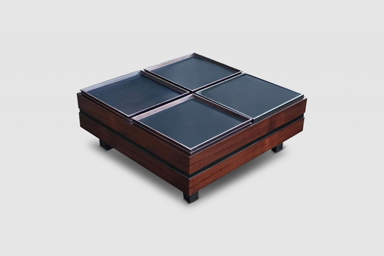 Image 1 of Table basse à compartiments par Carlo Hauner pour Forma Italie 1960s