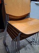 Vintage Stacking Chairs - 6 Pieces