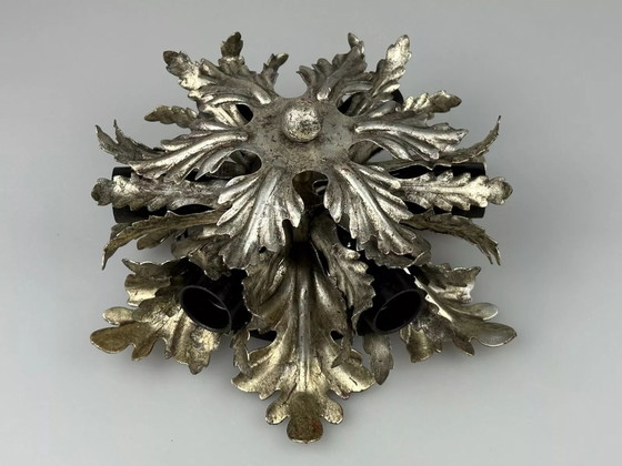 Image 1 of 60s 70s wandlamp plafondlamp Florentijns metaal Banci Firenze Design