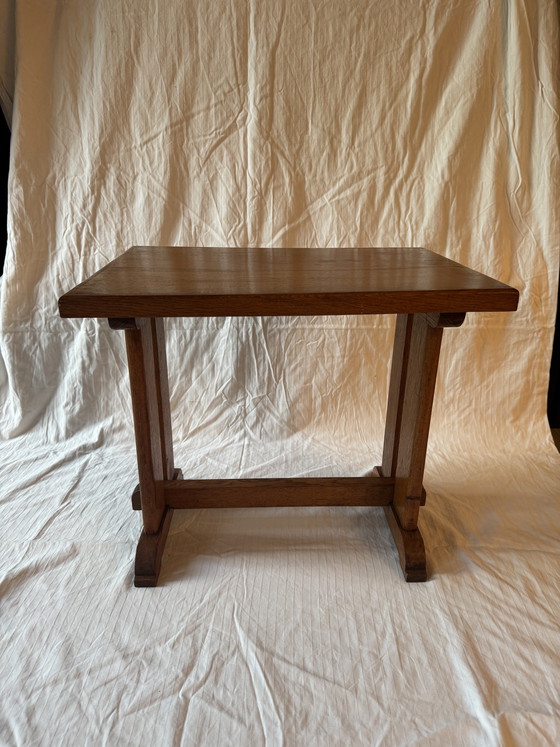 Image 1 of Art Deco Side Table/Reading Table Oak