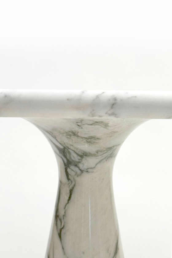 Image 1 of Skipper M1 ronde eettafel in marmer van Angelo Mangiarotti