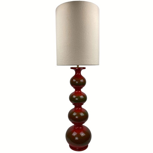 Organische Keramische Bellen Tafel- of Vloerlamp van Kaiser Idell / Kaiser Leuchten, 1960S