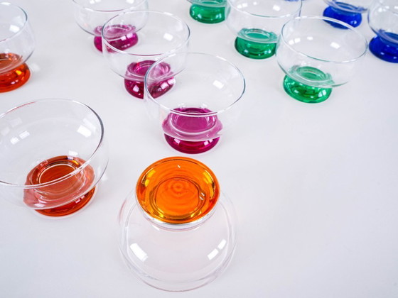 Image 1 of Set of dessert bowls, Italian design, 1970s, made in Italy