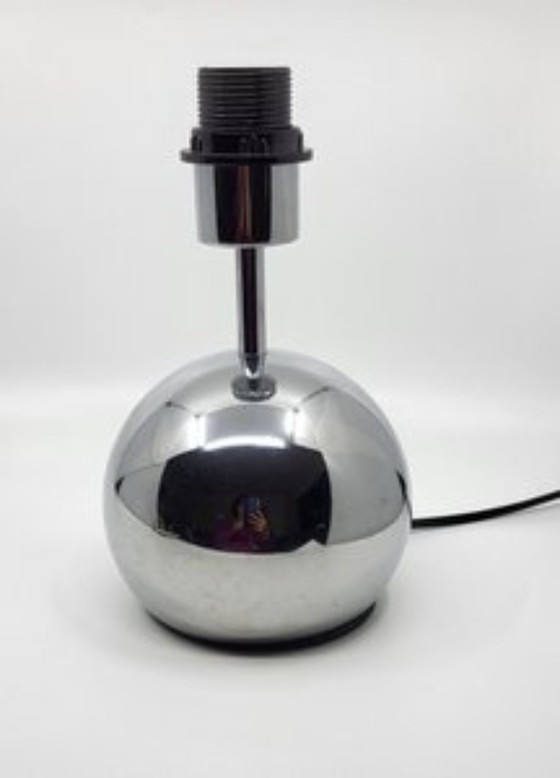 Image 1 of Eye Ball Lampen aus Chrom Frankreich Space Age 1960 Set von 2