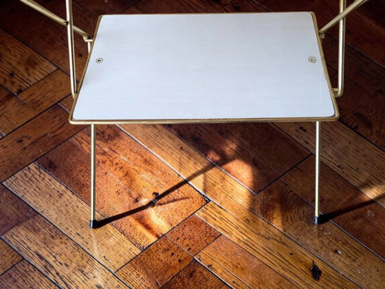 Vintage bijzettafel – Metal (photo 6 of 7)
