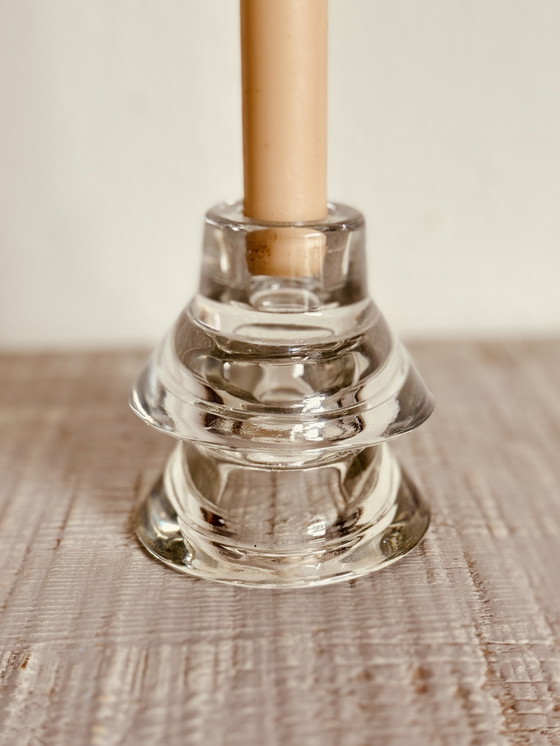 Image 1 of Set di 2 candelieri in vetro – Knut & Marianne Hagberg per IKEA