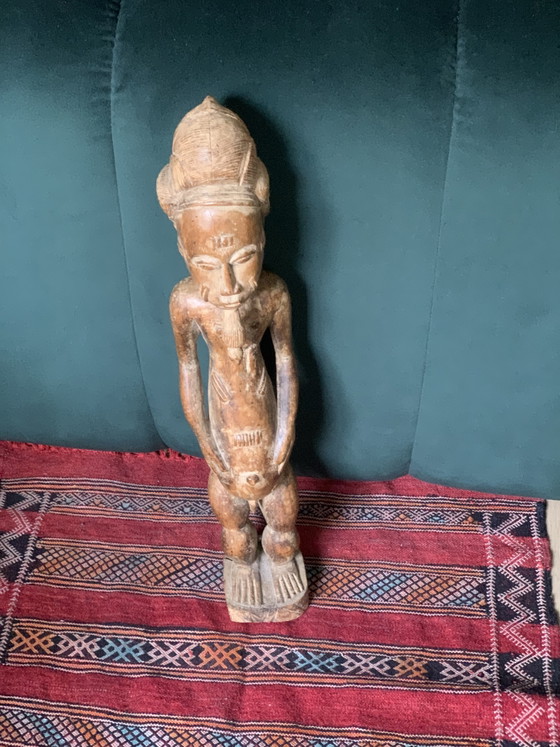 Collezione personale: grande statua dell'antenato Baoulé da 63 cm, scultura antica in legno – Sculture, Wood (photo 6 of 15)