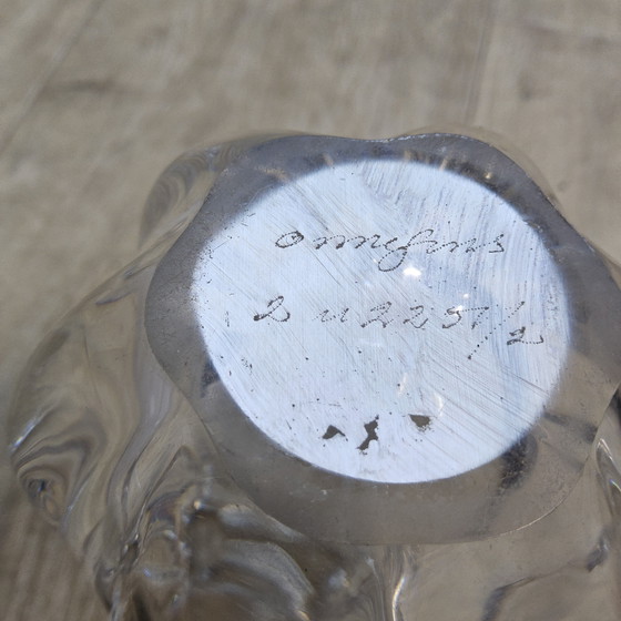 Image 1 of Vintage kristallen Orrefors Stella Polaris-vaas (gesigneerd) Victor Emanuel Lindstrand (handgemaakt)