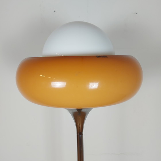 Image 1 of Harvey Guzzini "Tulip" Floor Lamp for Meblo Italy 1960s