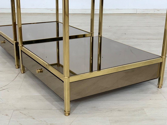 Image 1 of Nachtkastjes uit de jaren 70 Nachtkastjes Nachtkastjes Tafels Vintage ladekast