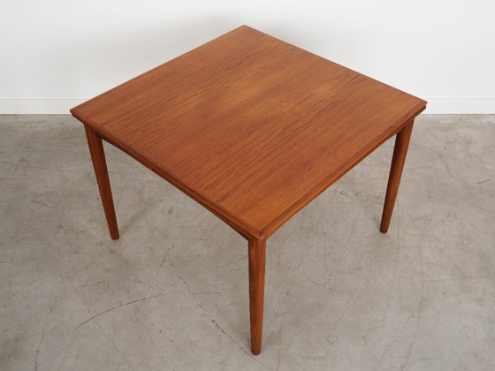 Image 1 of Teakholztisch, dänisches Design, 1970er Jahre, hergestellt in Dänemark