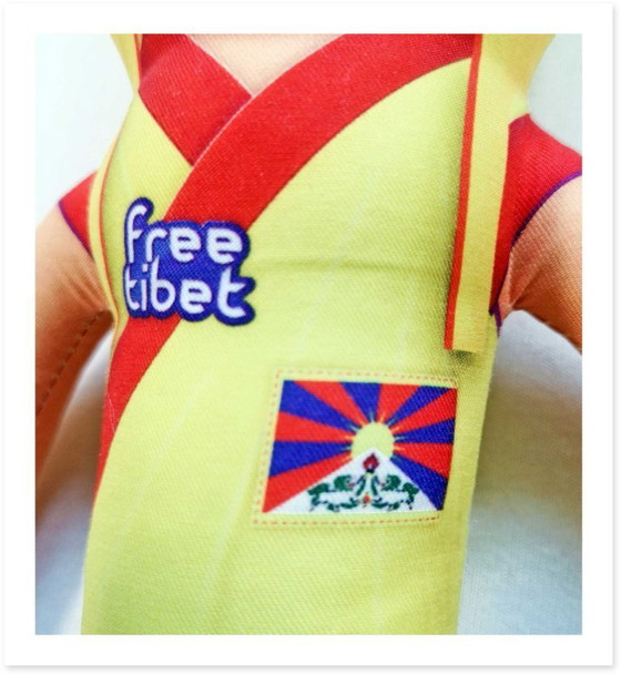 Image 1 of Dalai Lama Gift | Dalai Lama Decor | Dalai Lama Art Doll Collectible | Buddhist Home Decor