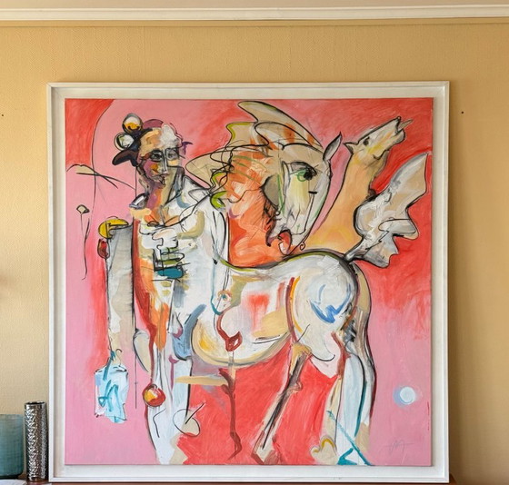 Shopping Centaur — Collaborazione AAA (AAAFRESH123), 2018 – Dipinti e disegni, Canvas (photo 8 of 8)