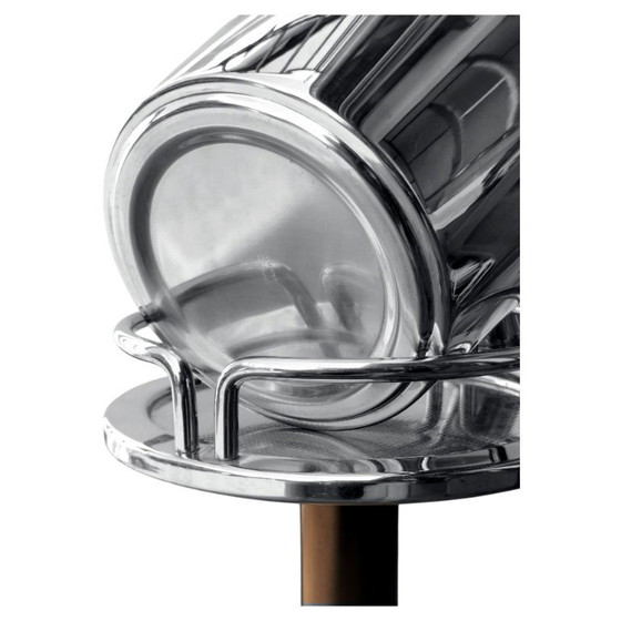 Image 1 of Sottsass Ettore design years '70 for Alessi ice bucket for bottles with column