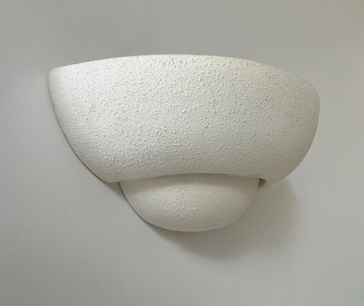 Plaster wall lamp, France 1970