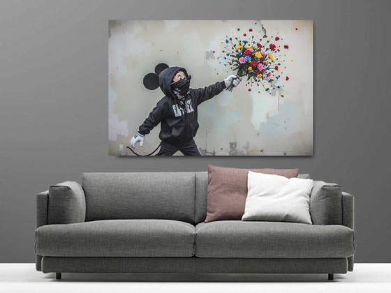 Image 1 of Foto auf Plexiglas gedruckt / Mickey Mouse / Limitierte Auflage / Straßenkunst
