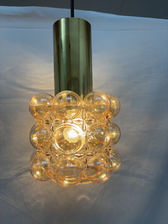 Image 1 of Suspension vintage Helena Tynell, lampe bulle design 1960