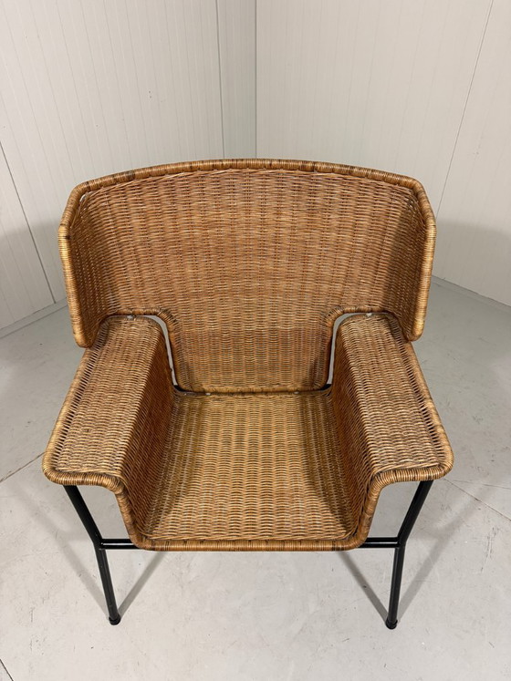 Image 1 of Sedia in rattan Wouter Fens Gebr. Jonker Paesi Bassi anni '60