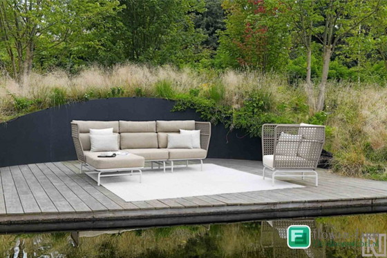 Image 1 of Max & Luuk JANE Loungeset – Retro Luxe in Camel Rope