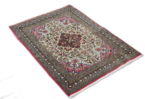 Image 1 of Origineel Perzisch tapijt Qom/Ghom Zuiver wol 115 X 80 Cm Top conditie