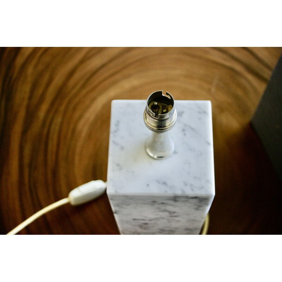 Image 1 of Vintage marble lamp by Philippe Barbier