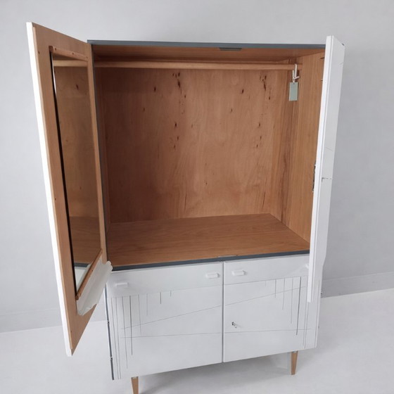 Image 1 of Vintage Wardrobe in Ash by Francisek Mezulanik, 1970