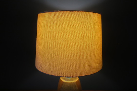 Image 1 of Ceramic Table Lamp with Original Shade by Michael Andersen & Son, Denmark 1960s
