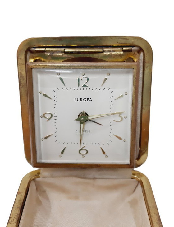 Image 1 of Sveglia meccanica vintage Europa, sveglia da viaggio