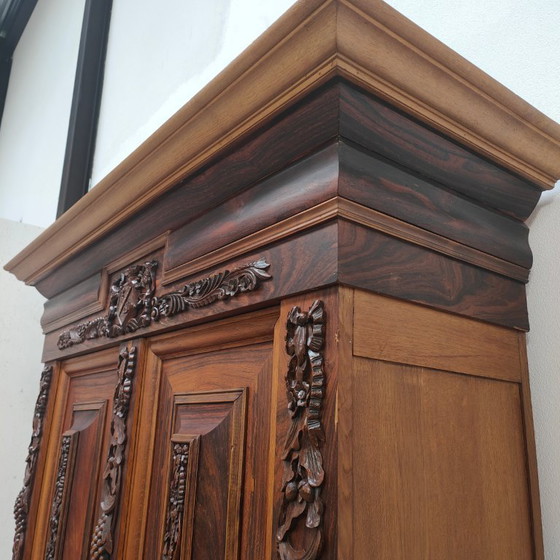 Image 1 of Mobile buffet antico vintage, armadio, guardaroba smontabile