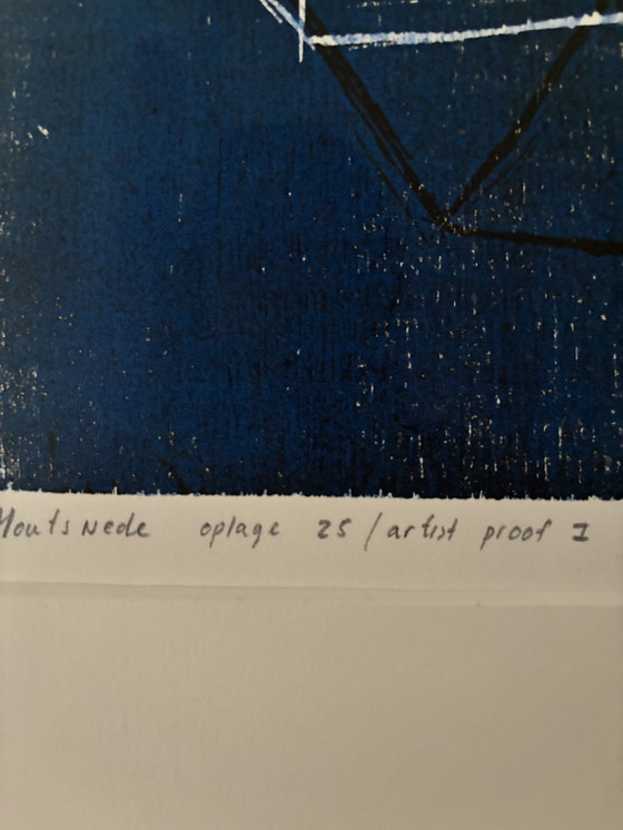 Image 1 of Woodcut Henriette Peasant Dance. Title: October 25