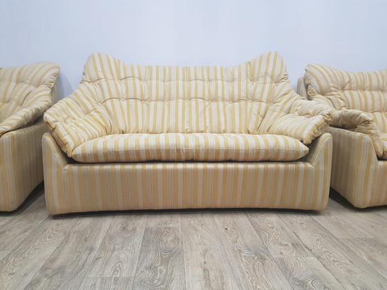 Mid-Century Modern Space Age Modular Sofa, 1960s, Set of 3 (photo 2 of 24)