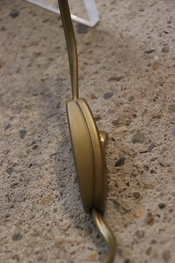 Image 1 of 2x Grote Brutalistische Italiaanse Tafellampen