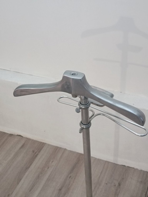 Image 1 of Verchroomde metalen kledingstandaard, Frankrijk, jaren 60