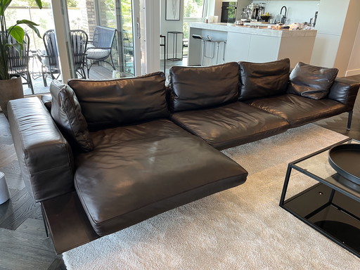 Luxury Flexform Lifesteel Corner Sofa - Timeless Italian Design