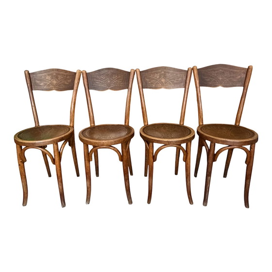 Image 1 of Set of 4 W. Baumann & Cie chairs