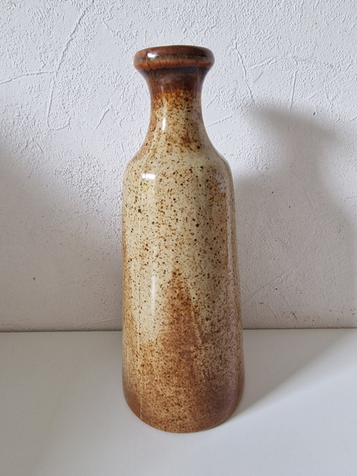 Jean Austruy enameled gres vase