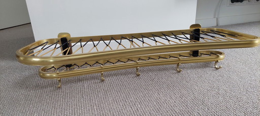 Train coat rack retro