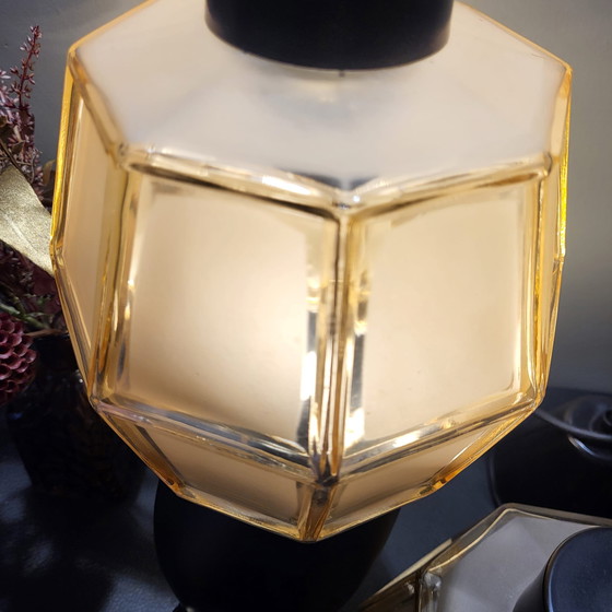 Image 1 of Vintage Glass Lamps - Set of 2