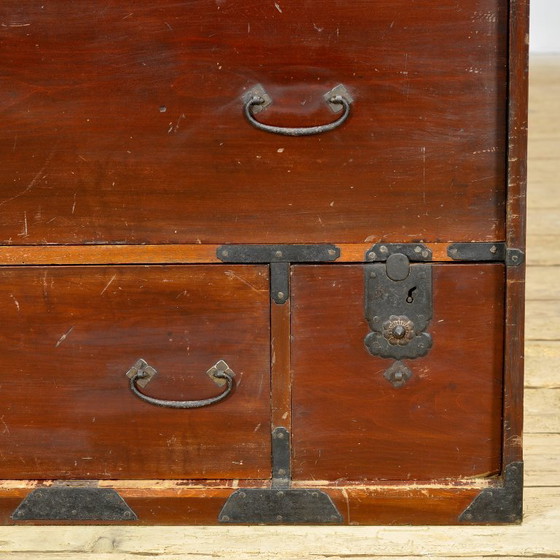 Cassettiera giapponese Tansu, circa 1890 – Cassettiere, Iron, Wood (photo 12 of 14)