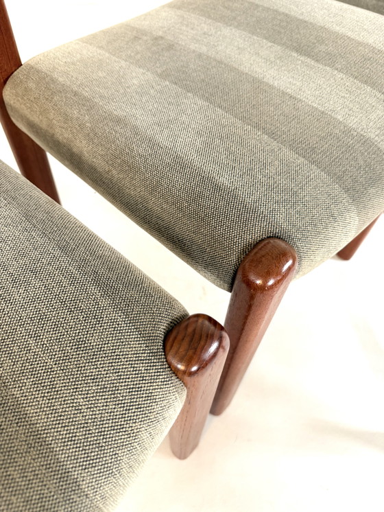 Image 1 of 6 sedie da pranzo vintage danesi, EMC Møbler '80