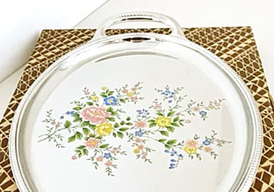 Image 1 of Julklapp Kerstcadeau Originele ALESSI Vintage Serveerschaal - Zilverkleurig