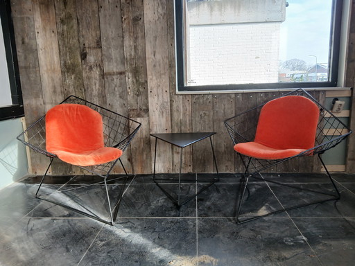 Ikea set di 2 poltrone e tavolo Otis Niels Gammelgaard