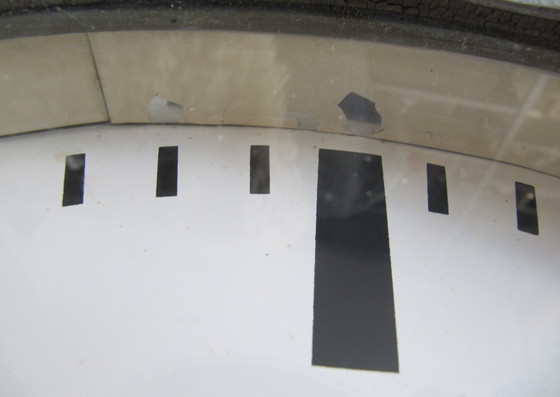 Image 1 of Vintage Double-Sided Station Clock NUFA