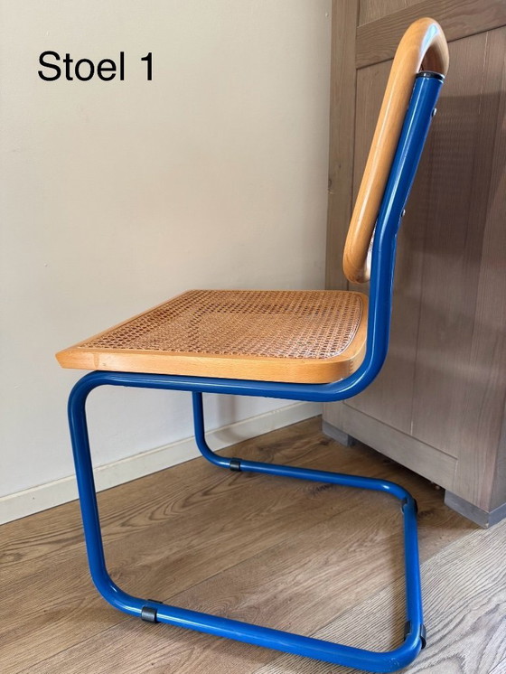 Image 1 of Rare blue Breuer style Cesca Chair