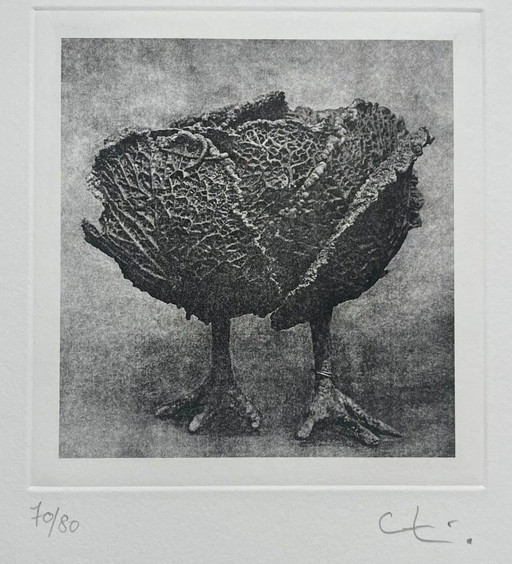 Originele prent, gesigneerd met potlood door Claude Lalanne.